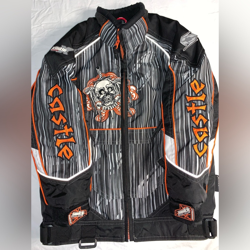 CASTLE X Racewear Snowmobile Jacket Switch special edition Skelton Racing Gear - Picture 11 of 11